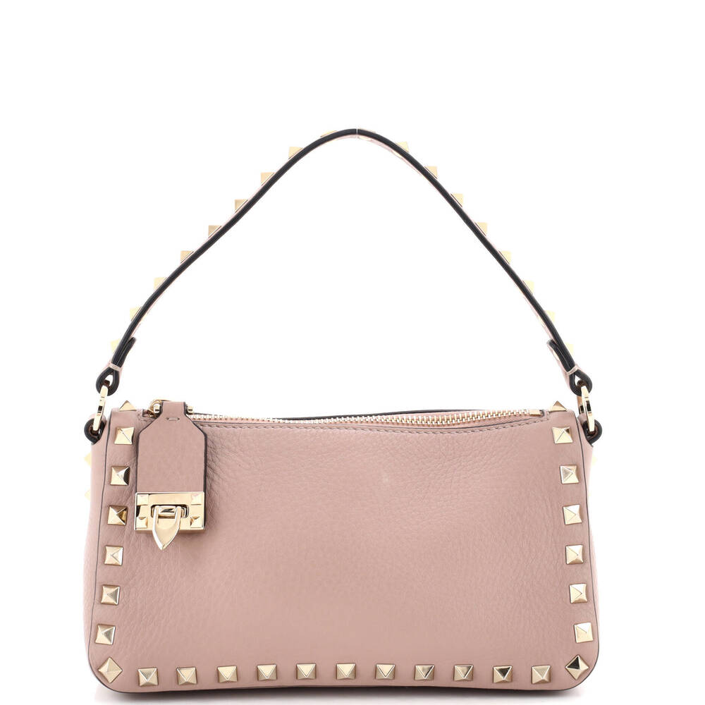 Valentino Garavani Small Rockstud Zip Pochette Shoulder Bag